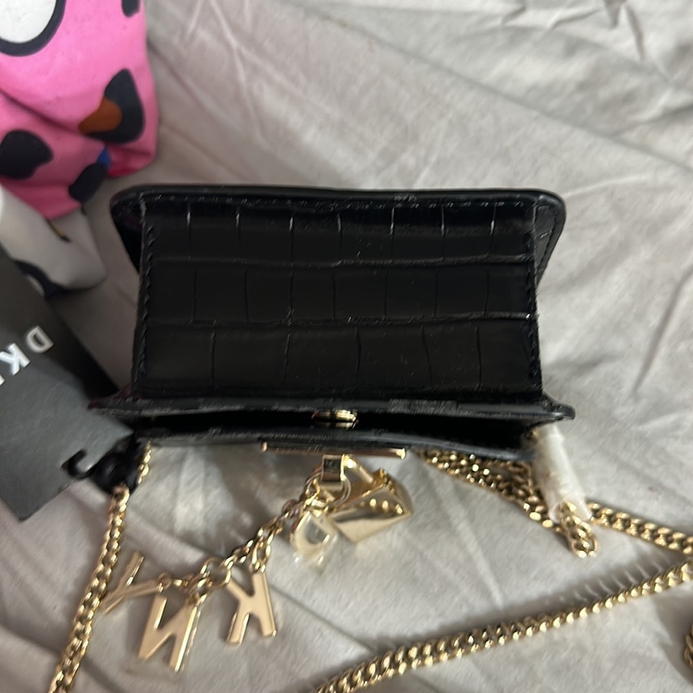 DKNY Black Elissa Micro Mini Bag - Picture 3 of 7